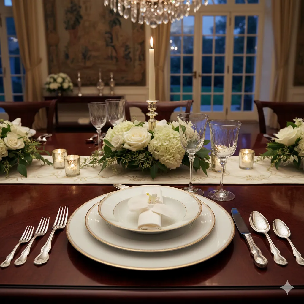 Elegant table setting design